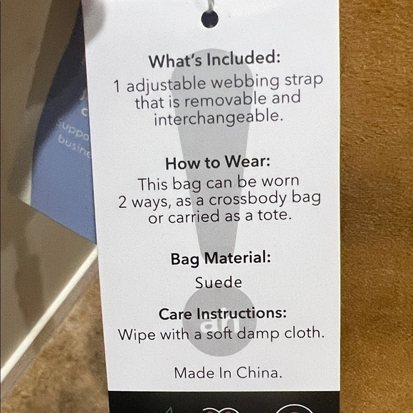 Ahdorned | Suede Hobo Bag w/Matching Bag & Embroidered Crossbody Strap - Picture 4 of 17